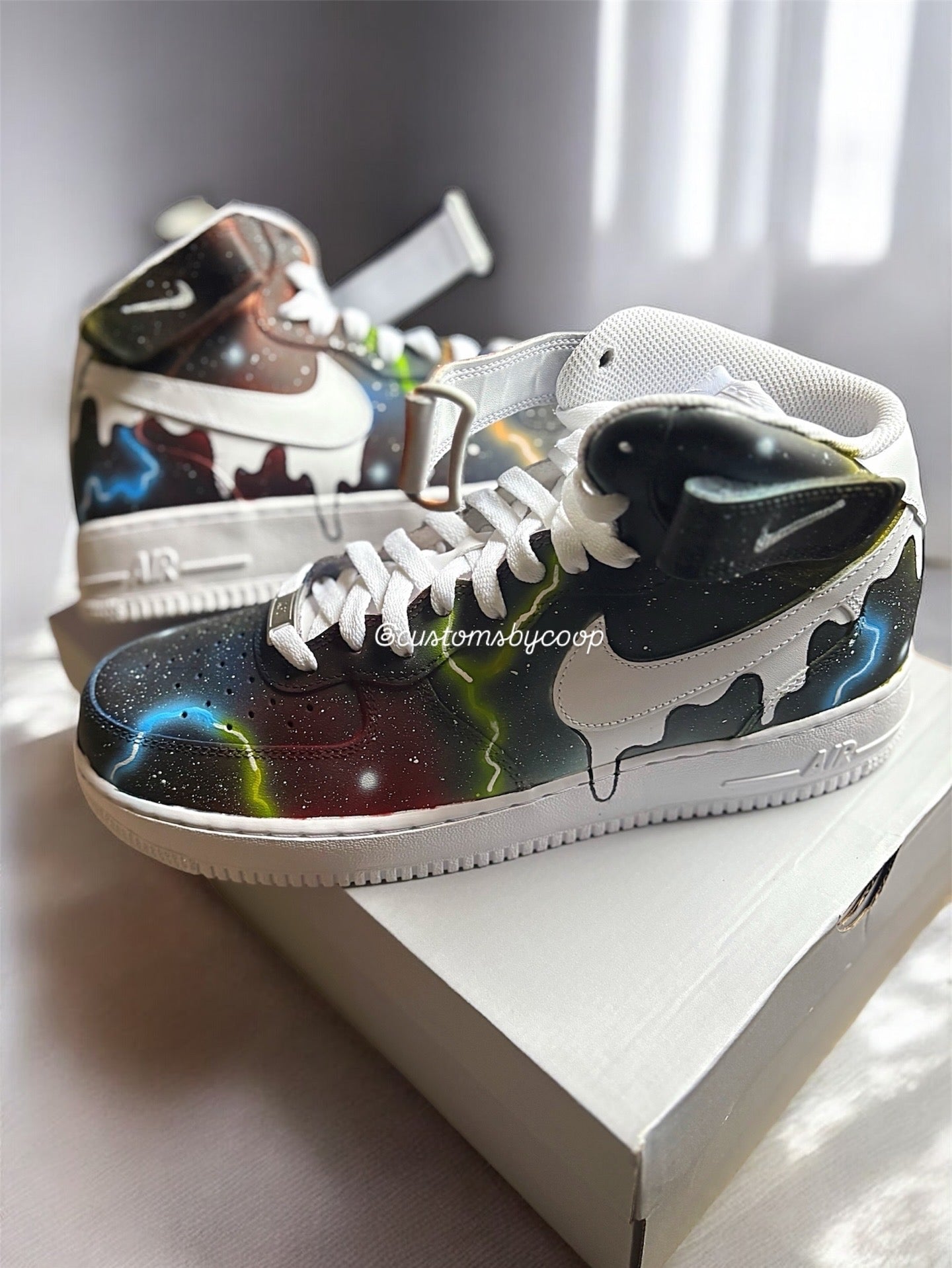Galaxy hightop AF1s