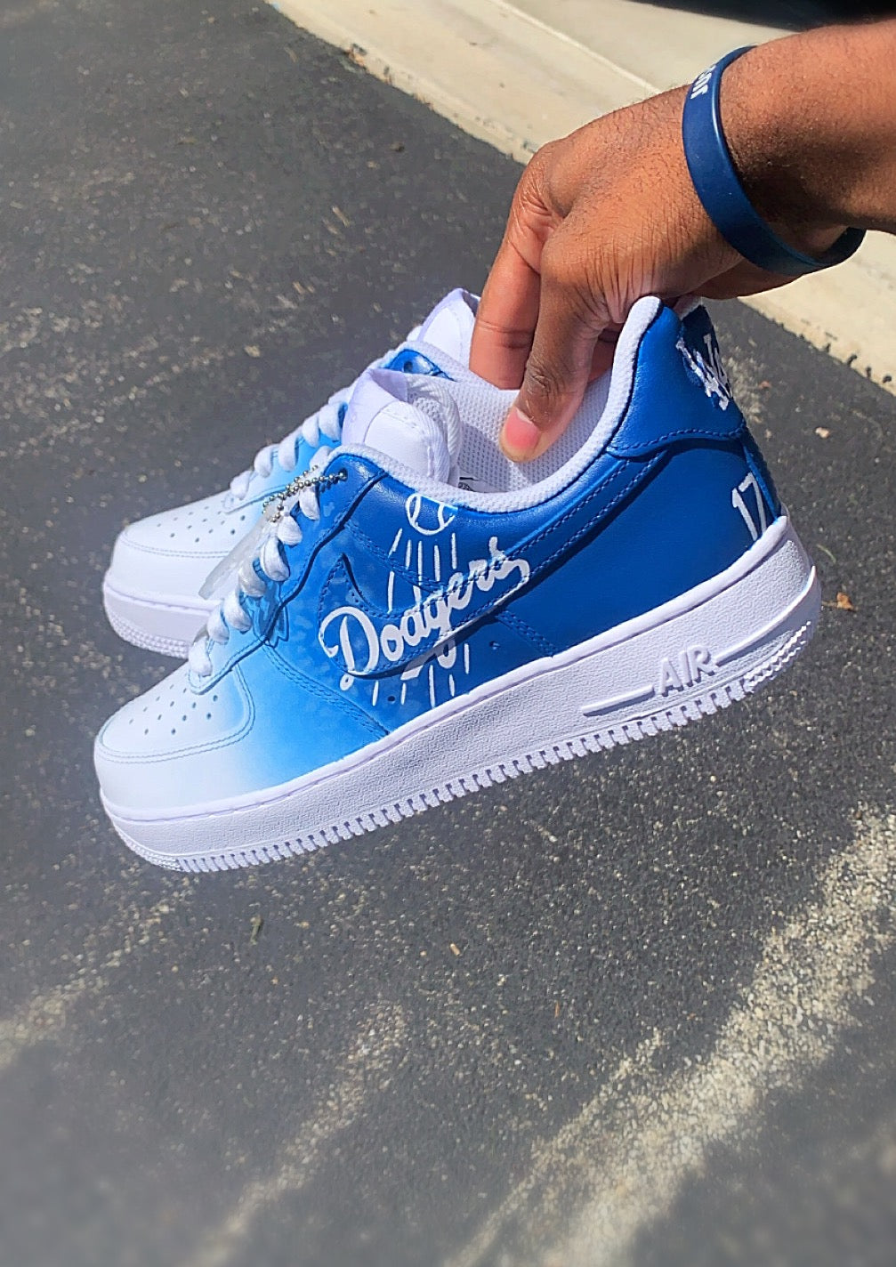 LA Dodgers AF1s
