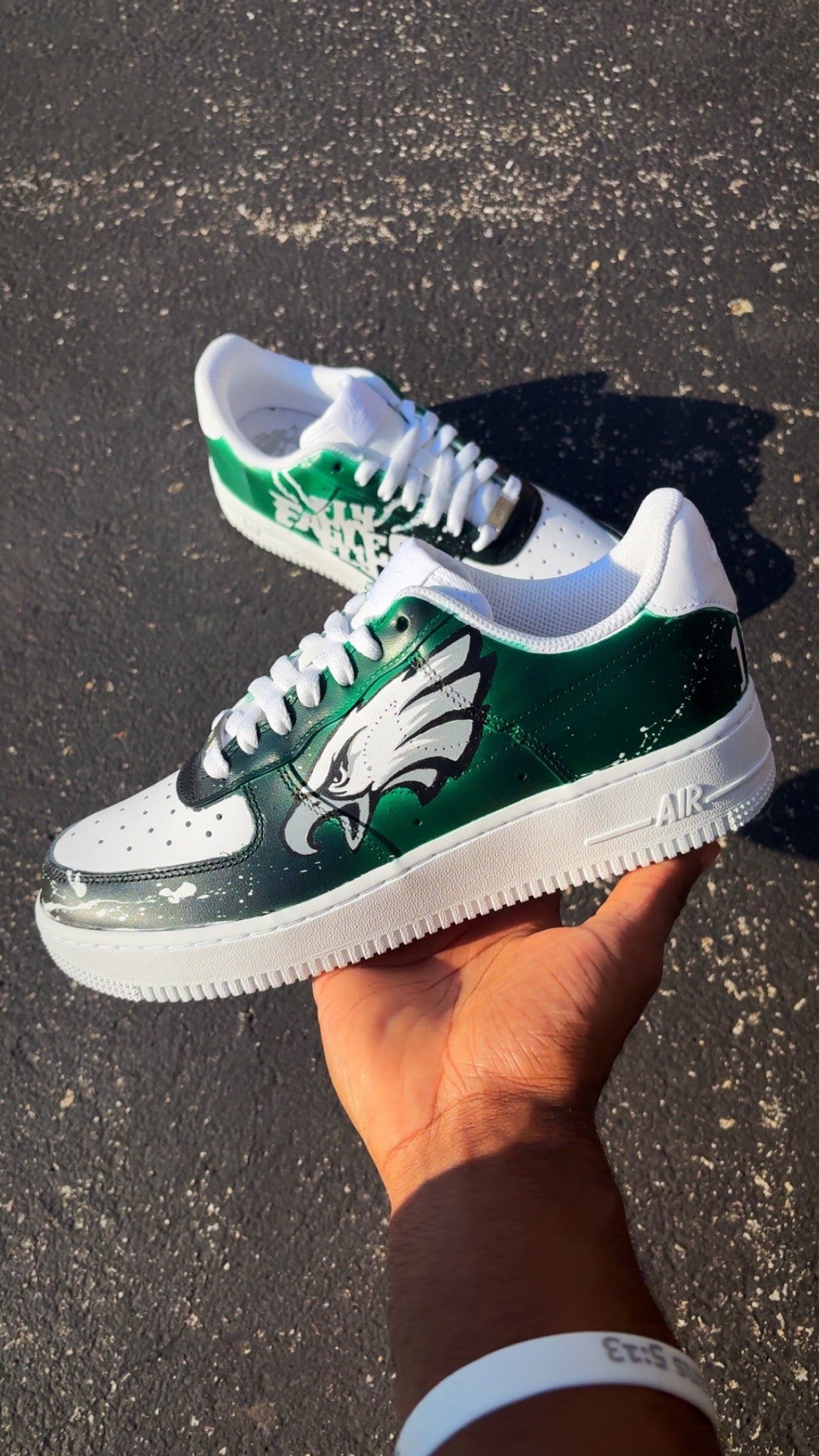 Custom Eagles AF1s