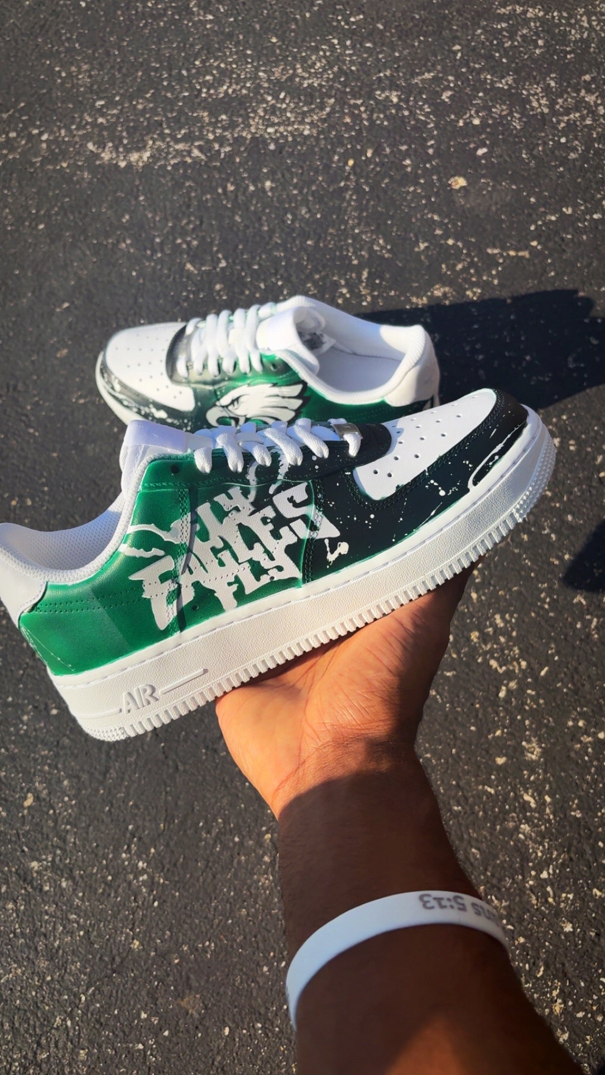 Custom Eagles AF1s