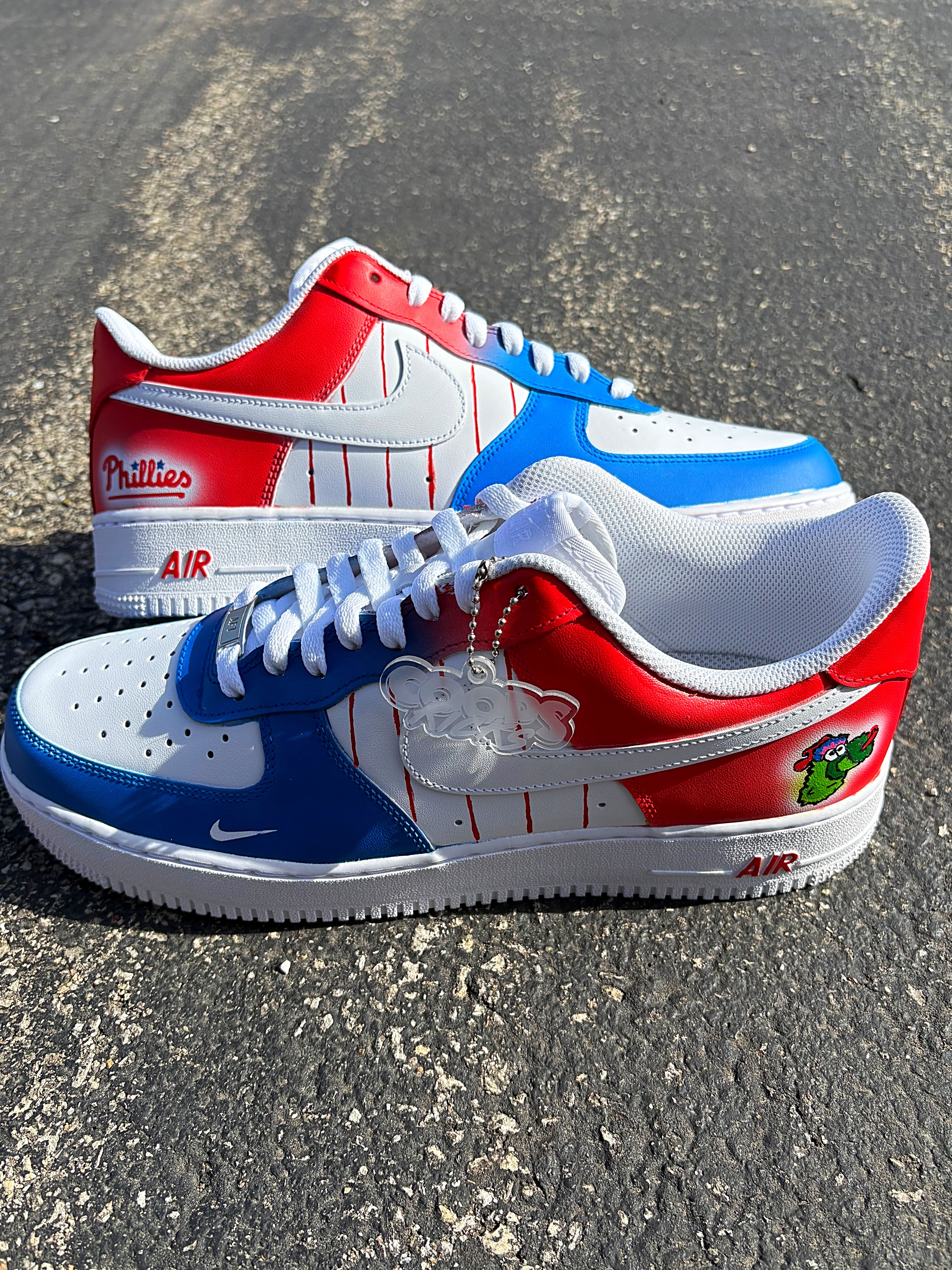 Custom Phillies AF1s