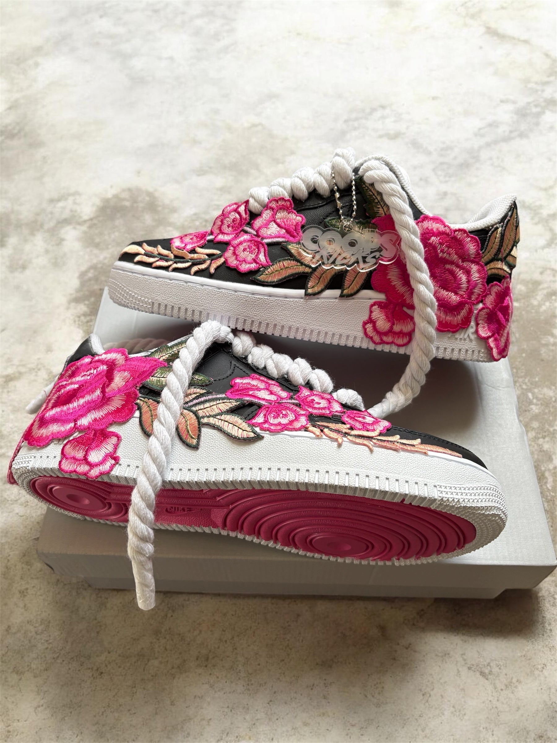 Pink Floral AF1s